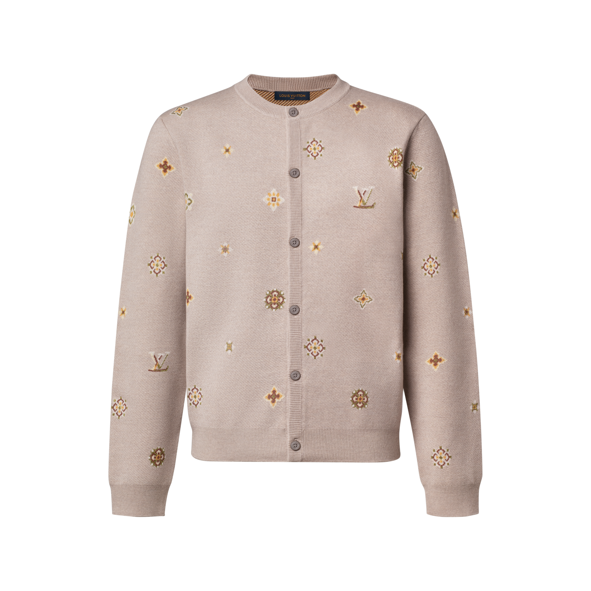Collarless Jacquard Cardigan - Ready-to-Wear | LOUIS VUITTON